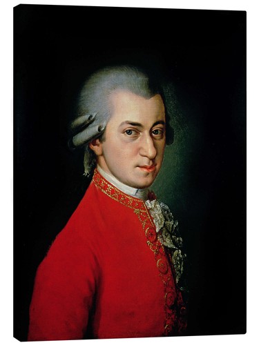 Leinwandbild wolfgang amadeus - leinwandbild,