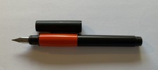 Lamy Accent Patronenfüller (mattschwarz mit orangem Mittelstück) 14 k/585er