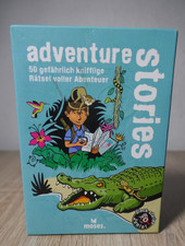 ❤️BLACK STORIES ADVENTURE STORIES 50 GEFÄHRLICHE KNIFFLIGE RÄTSEL VOLLER  ABENTE
