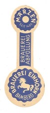 Etikett Brauerei Einhorn