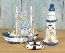 3tlg. maritimes Deko Set