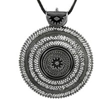 Indisch Handgefertigt Anhänger Echt 925 Sterlingsilber Handmade Schmuck E8