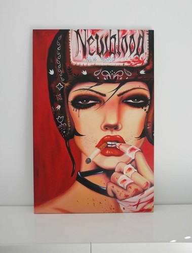 Acrylbild auf leinwand - acrylbild,