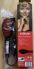 INSTYLE HAARGLÄTTUNGSBÜRSTE WARMLUST HAAR BÜRSTEN TROCKNER KAMM SCHWARZ KERAMIK