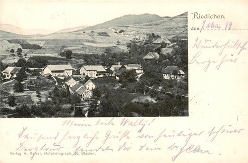 Riedichen zell wiesental - zell,