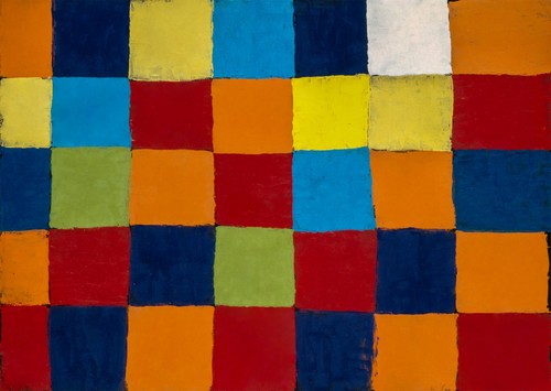Colorful abstract wall art - wall, �