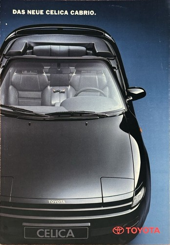 Toyota celica cabrio prospekt - cabrio,