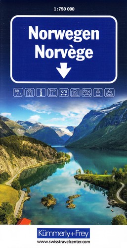 Norwegen straßenkarte - norwegen,
