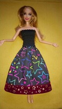 Barbie puppen kleid sterne - puppen,