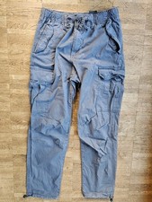 H&M Cargohose Hose Herren XS grau