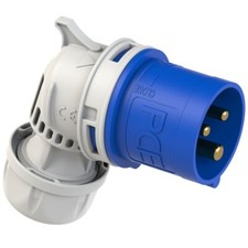 32A CEE Winkelstecker IP44 3-polig - 32 A Camping Caravan 3p 6h - PCE 8023-6