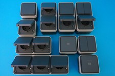 BERKER Serie W.1 Feuchtraum FR Aufputz Schalter Steckdosen grau/lichtgrau -Ausw