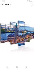 HAMBURG STADT PANORAMA ARCHITEKTUR Wandbilder xxl Bilder Vlies Leinwand 030221-1