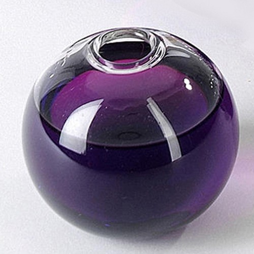 Kugelvase glas klar 6cm mini - 6cm,