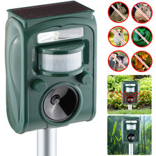 KATZENSCHRECK ULTRASCHALL KATZENABWEHR SOLAR ULTRASCHALL TIERVERTREIBER HUNDE DE