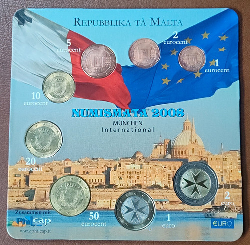 Malta euro kursmünzensatz - malta, euro-kursmünzensatz
