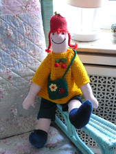 Stoffpuppe   " Lilli Lustig "