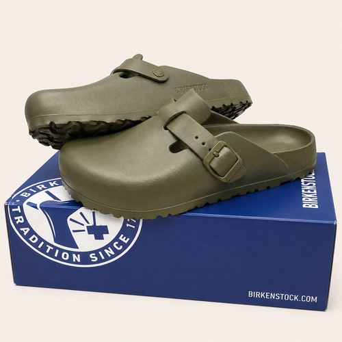 Birkenstock boston eva khaki - birkenstock,