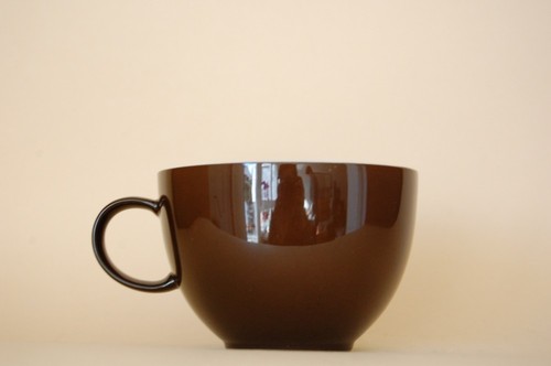 Teetasse sunny day - dark, brown