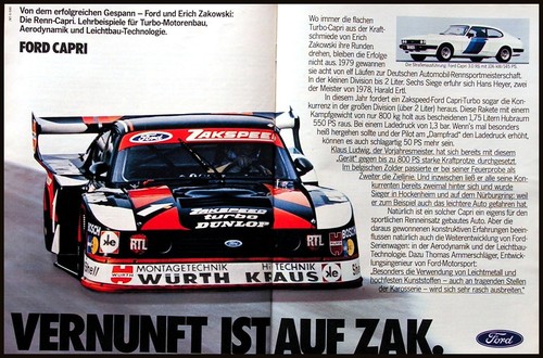 Ford capri zakspeed turbo - turbo,, "