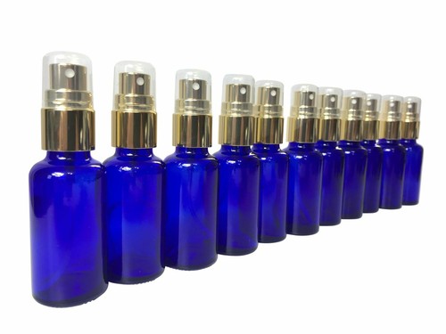 Blauglas flasche 30ml - 10, blauglas-flasche
