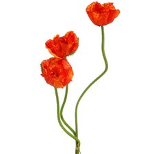 Künstliche mohnblumen orange - künstliche,