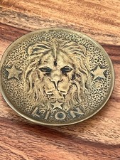 Max Le Verrier, Schale in Bronze Lion Noir, ca. 1970 oder früher, Opa's Nachlass