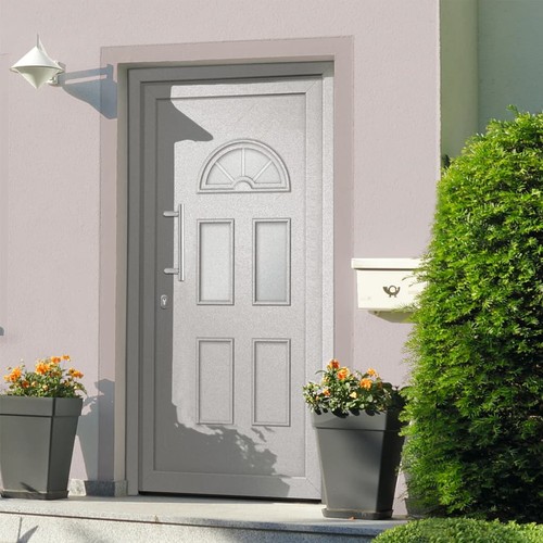 Vidaxl haustür weiß 110x210 - weiß,