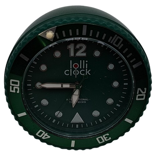 Lolliclock rock tischuhr grün - lolliclock,