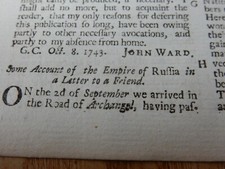 EMPIRE OF RUSSIA account