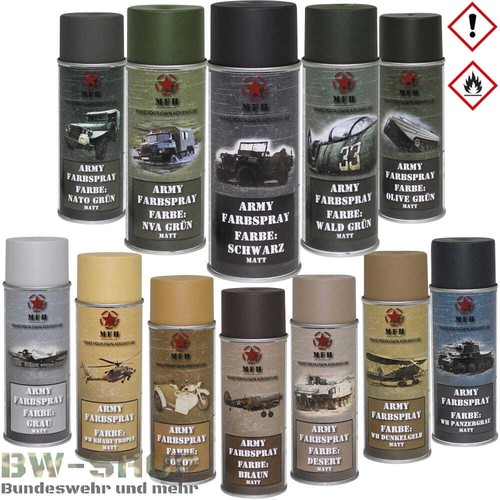 Farbspray matt militärlack - matt,