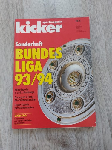 Kicker sonderheft bundesliga - sonderheft,