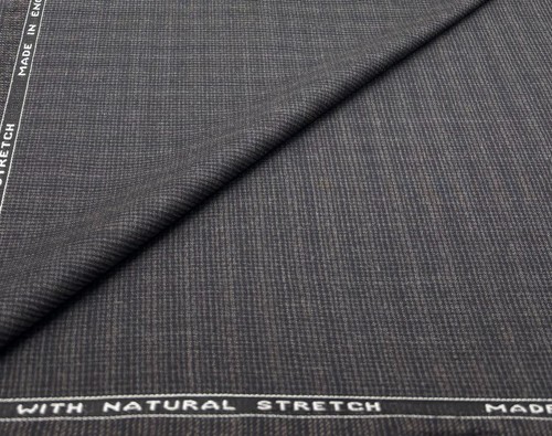 Braun kariert high twist - kariert,