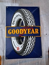 Emailleschild Goodyear Reifen