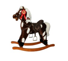 Schaukelpferd Dunkelbraun mit