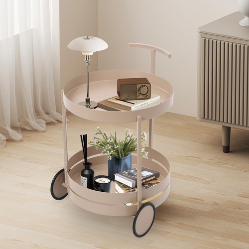 Runder lagerwagen rosa - runder,