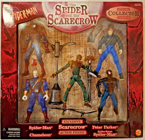 Spider man and scarecrow set - and,
