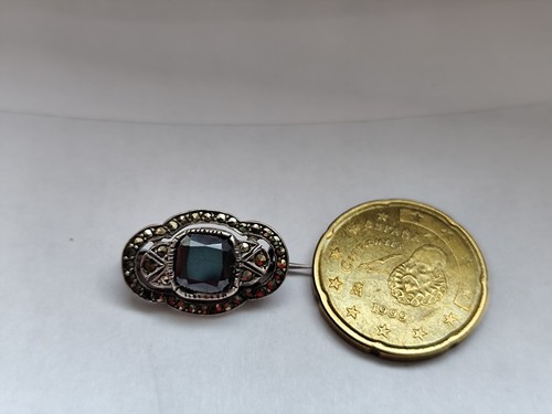 Antike art deco brosche silber - art,