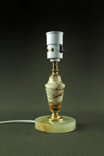 Vintage onyxmarmor tischlampe - onyxmarmor,