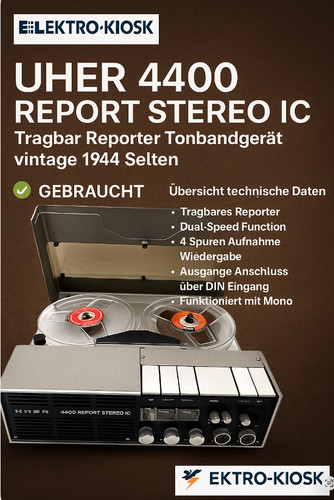 Uher 4400 report stereo - 4400,
