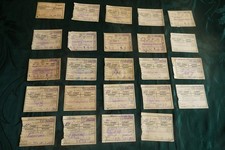 DDR, Buchfahrkarten, Deutsche Reichsbahn, 24 Stück, Reichsbahn, ansehen, Unikate