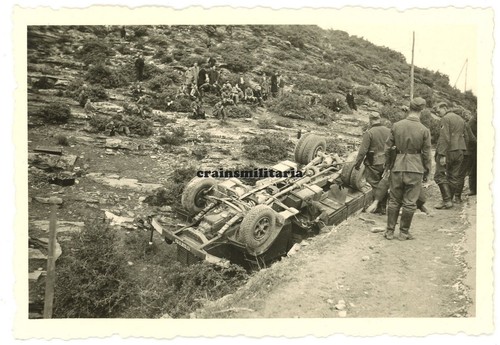 Orig foto lkw - orig., unfall