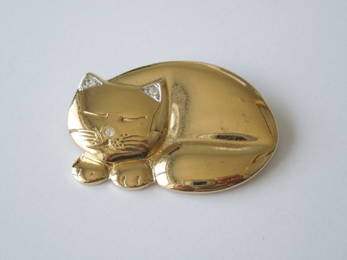 Vintage katzen brosche - vintage,