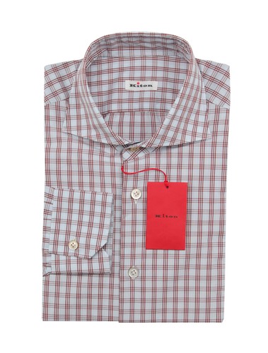 Kiton bordeauxrote karo - bordeauxrote,