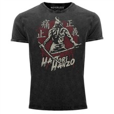 Herren Vintage Shirt Samurai