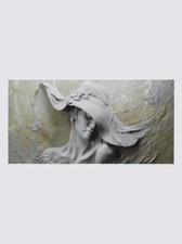 Bild 152x77x3,5 cm mehrfarbig Leinwand Kunstdruck Einzelstück