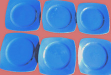 6x FRÜHSTÜCKSTELLER KUCHENTELLER Teller Dessertteller Obstteller Keramik Küche