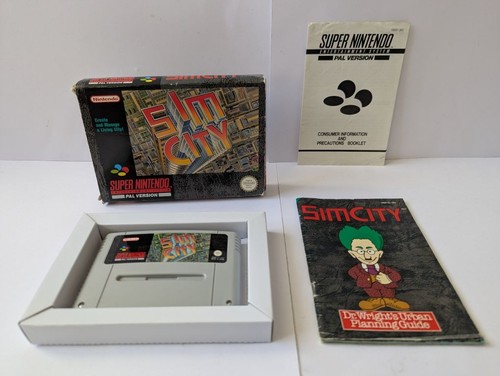 Sim city snes komplett - sim,