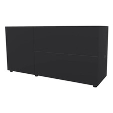 Piure Sideboard Nex Pur Lack 43 Coal Schwarz