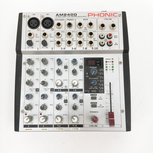 Phonic am2400 tragbarer mixer - phonic,